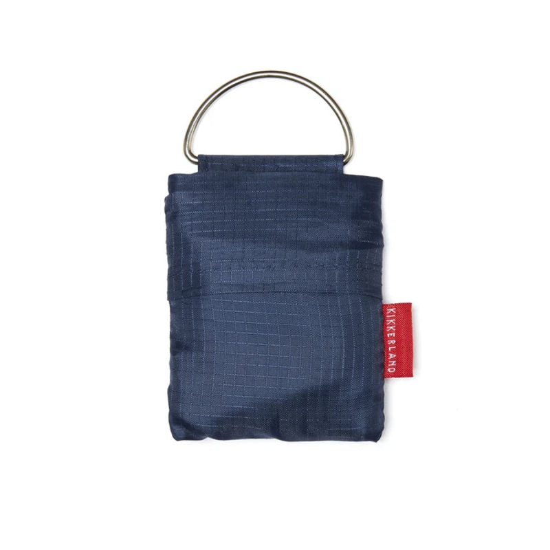 Key Ring Shopping Bag - Cabas réutilisable sur Porte Clés - Bleu